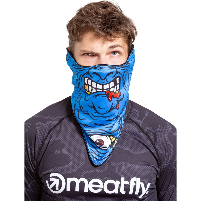 Meatfly Frosty Monster nekwarmer blauw
