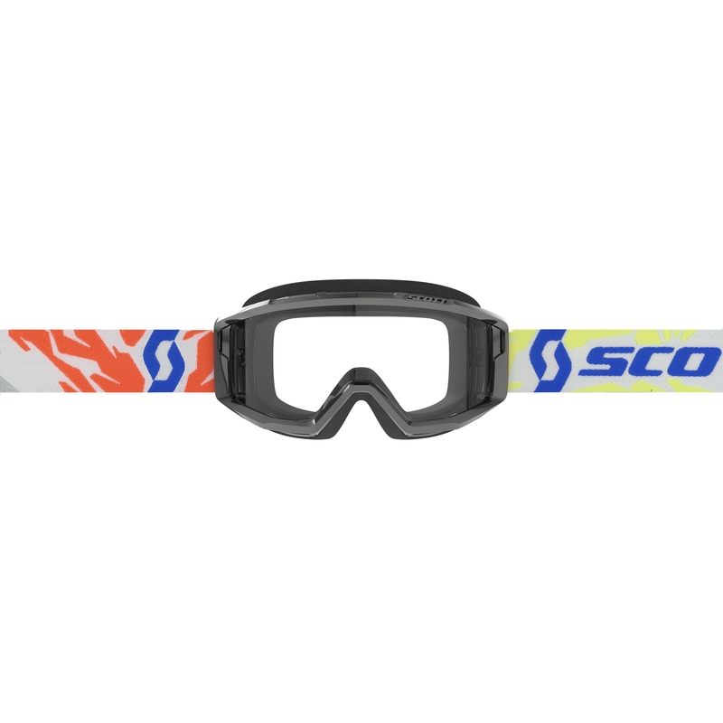 Kinder motorcrossbril SCOTT Primal Youth zwart met helder plexi
