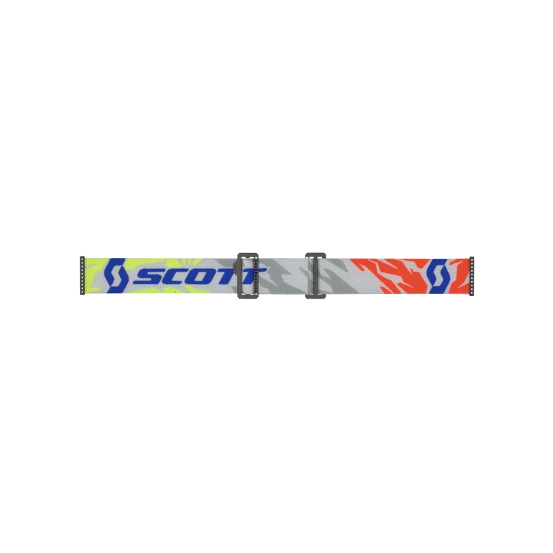 Kinder motorcrossbril SCOTT Primal Jeugd blauw met helder plexi