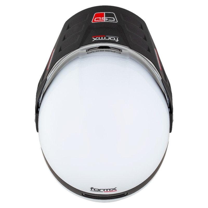 Endurohelm Cassida FormX FlatOut wit-zwart-rood