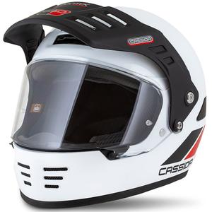 Endurohelm Cassida FormX FlatOut wit-zwart-rood