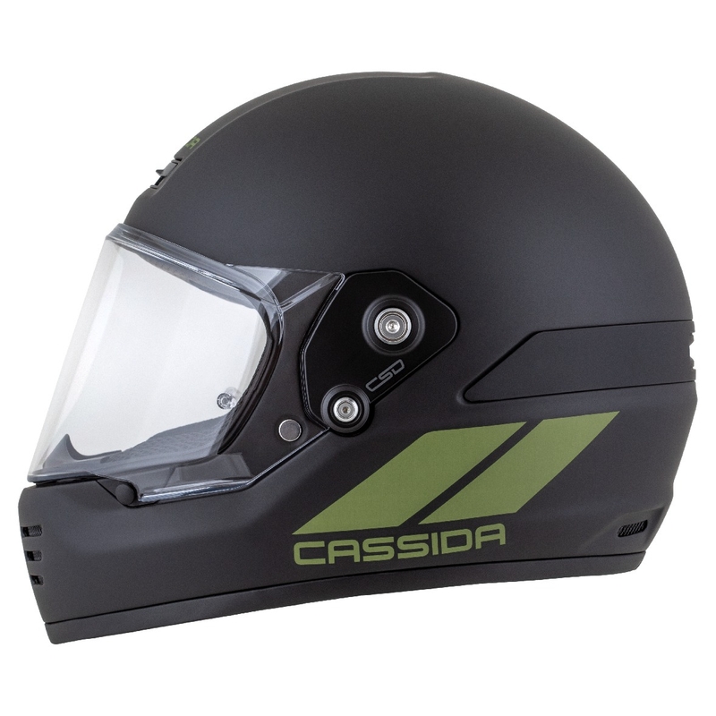 Endurohelm Cassida FormX FlatOut mat zwart-groen