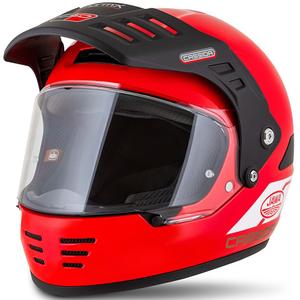 Endurohelm Cassida FormX Jawa RotaX rood-wit-goud