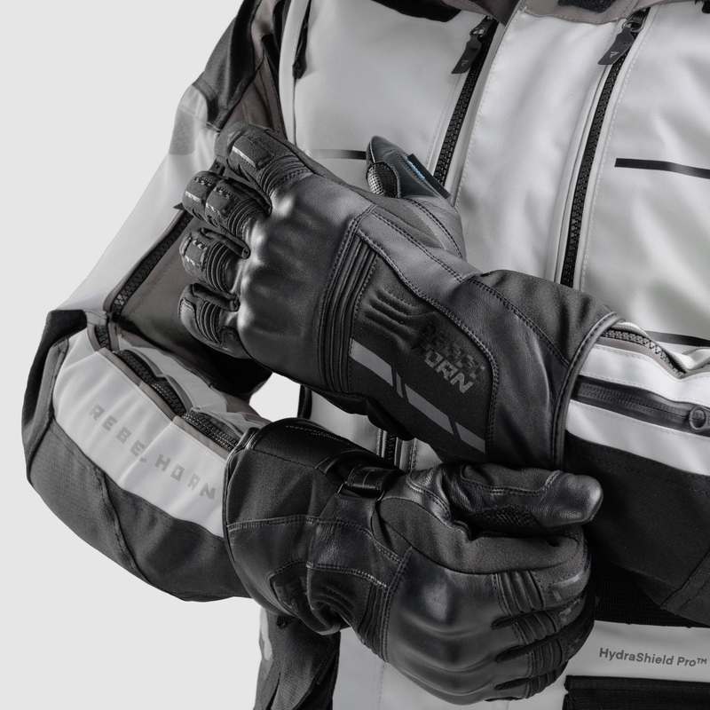 Motorhandschoenen Rebelhorn Tracer WP zwart