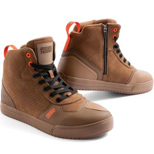 Rebelhorn Spike Bruin Leren Motorfiets Laarzen