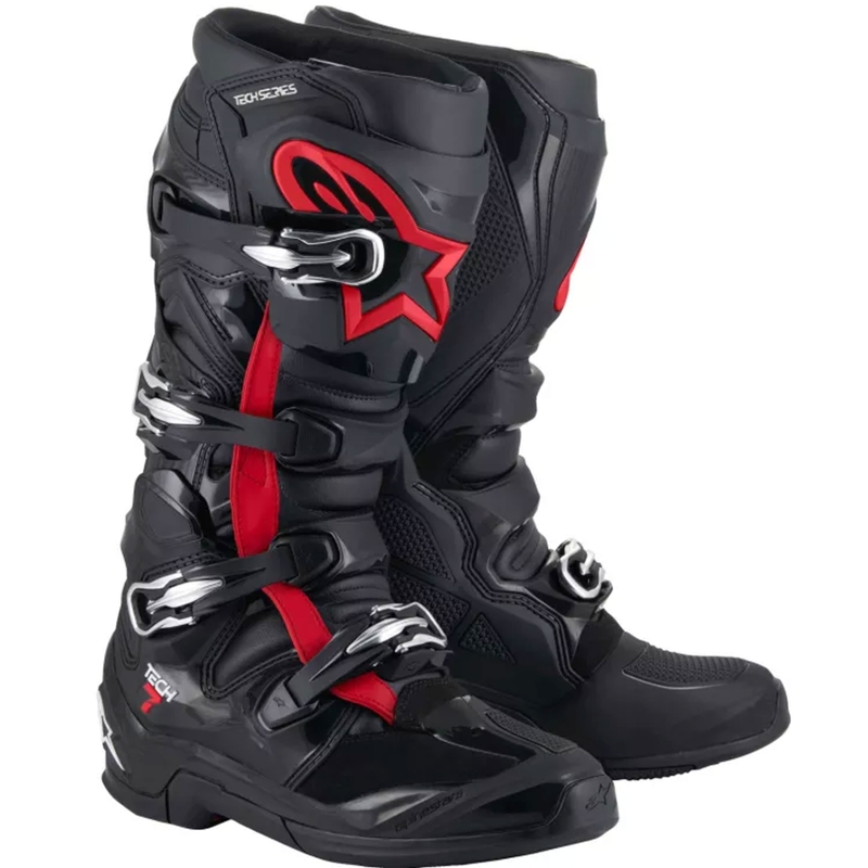 Alpinestars TECH 7 motorcrosslaarzen zwart-fluorood