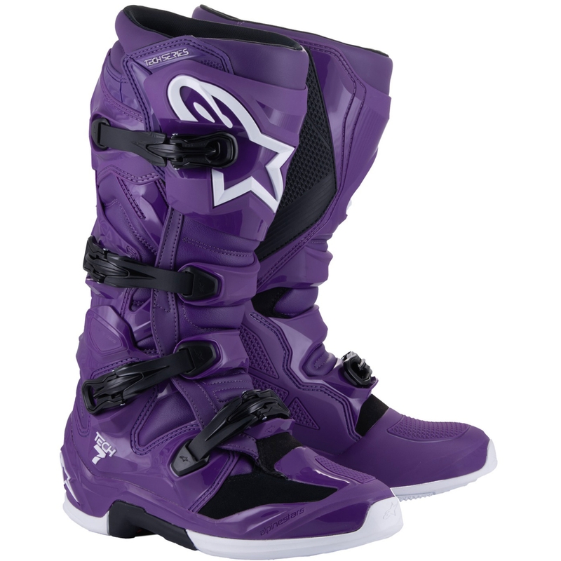 Alpinestars TECH 7 motorcrosslaarzen paars
