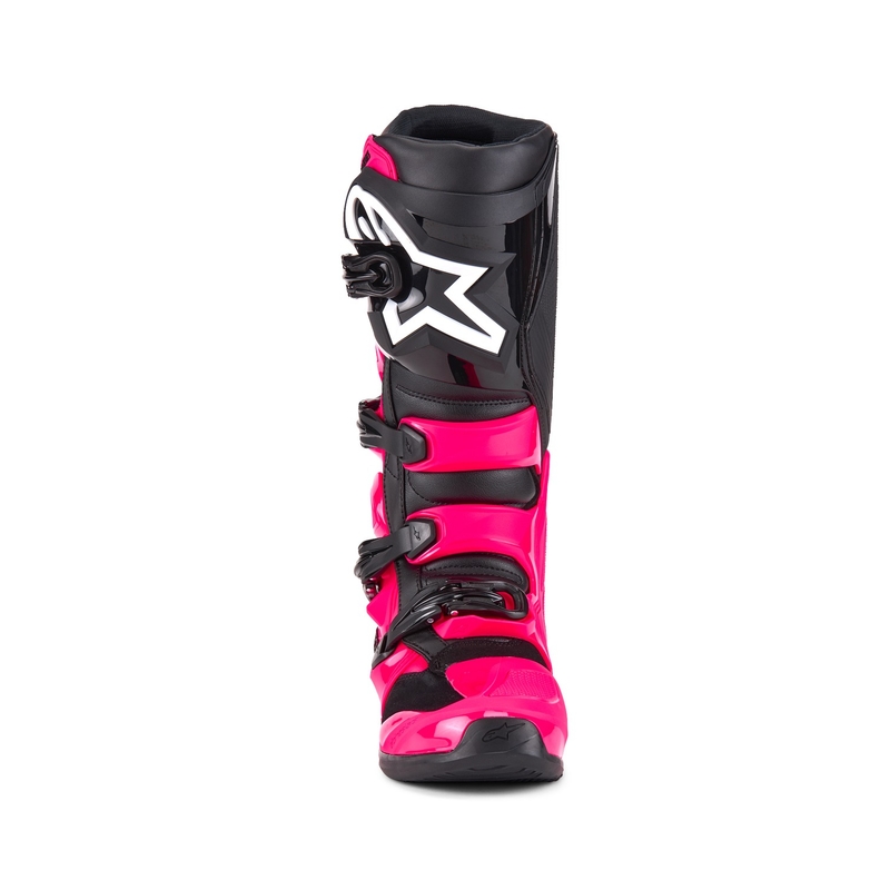 Alpinestars TECH 7 motorcrosslaarzen roze en zwart