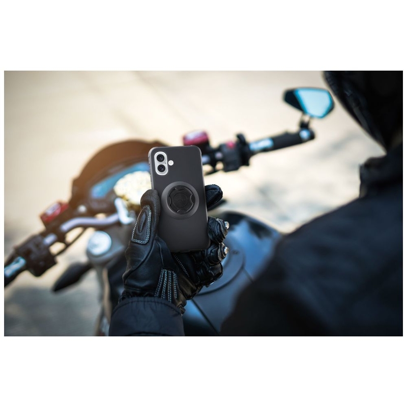 Beschermhoes Interphone QUIKLOX Tetraforce voor Apple iPhone 16 zwart