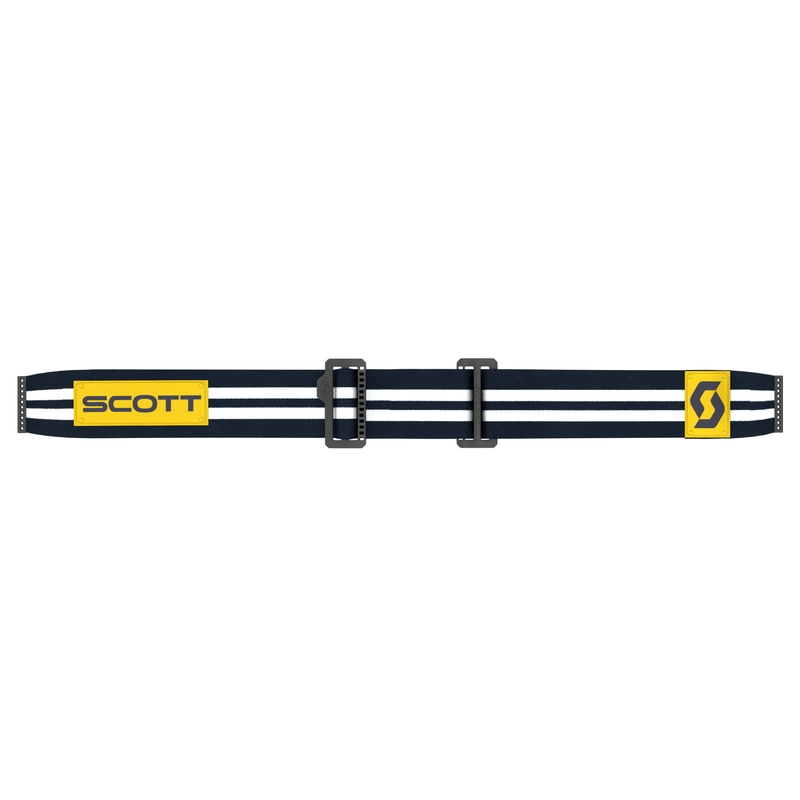 Motorcrossbril SCOTT 89X Era blauw en wit met geel verchroomd plexi uitverkoop