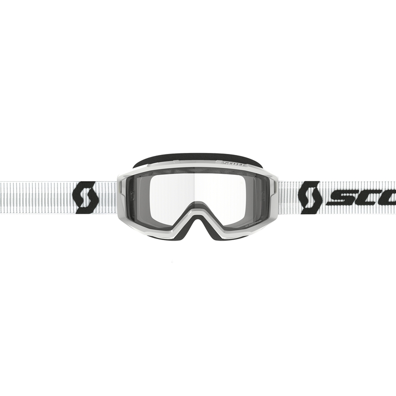 SCOTT Primal Enduro motorcrossbril wit met helder plexi
