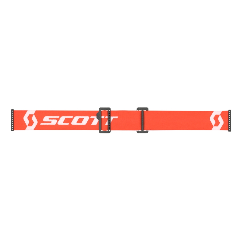 Motorcrossbril SCOTT Primal Clear oranje en wit met helder plexi
