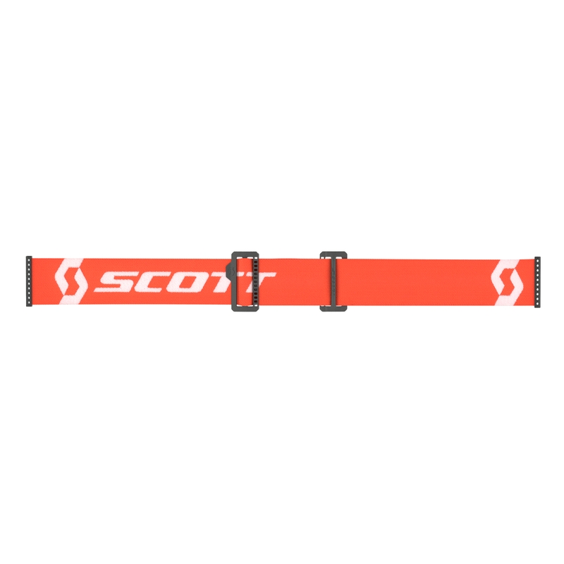 Motorcrossbril SCOTT Primal CH oranje en wit met chroom oranje plexi