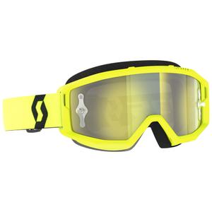 Motorcrossbril SCOTT Primal CH geel-zwart met chroomgeel plexi