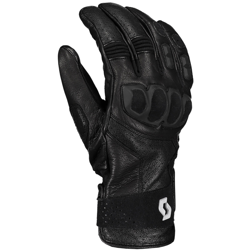 Leren motorhandschoenen SCOTT SPORT ADV zwart