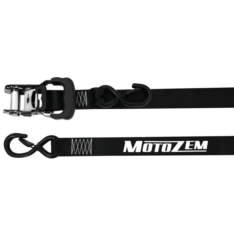 MotoZem motorriemen met ratel, zwart