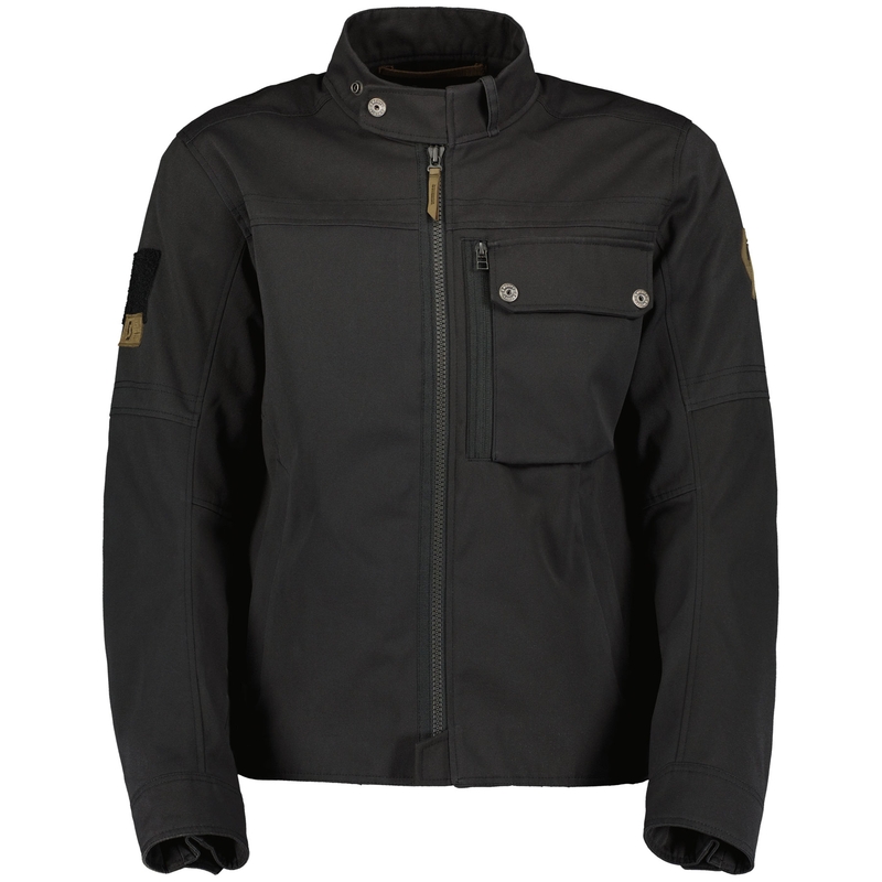 Motorjack SCOTT JACKET VINTAGE zwart