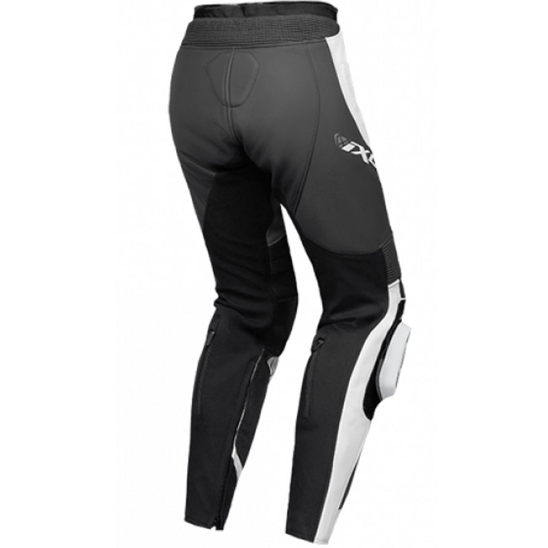 Leren damesbroek IXON Vortex 3 zwart-antraciet-wit