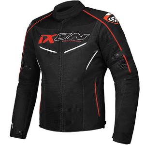Motorjas IXON Flicker zwart-wit-rood