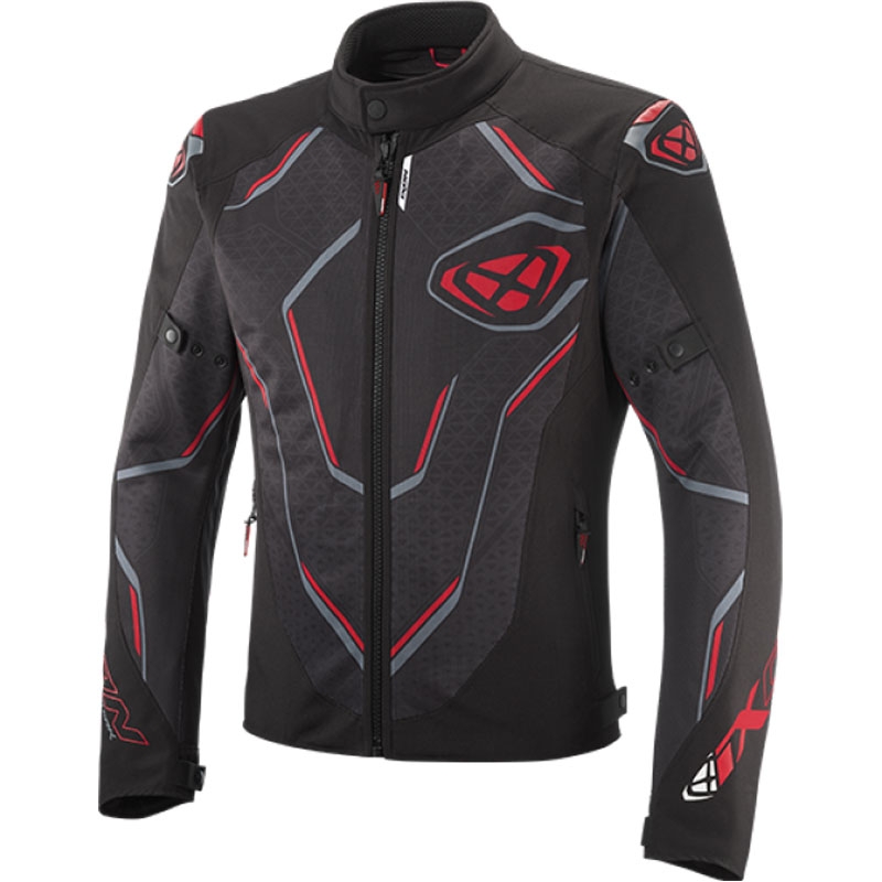 Motorjas IXON Demoniak zwart-rood