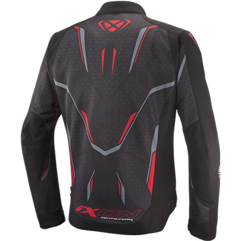 Motorjas IXON Demoniak zwart-rood