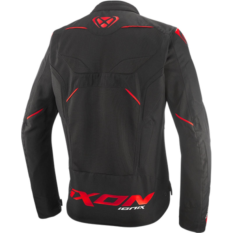 Motorjas IXON Ionix zwart-rood