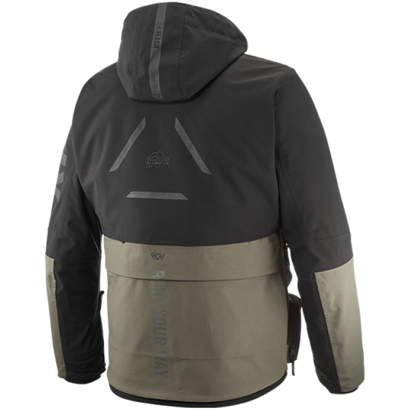 Motorjas IXON Etna khaki-zwart