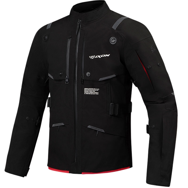Motorjas IXON M-Skeid zwart-fluorood