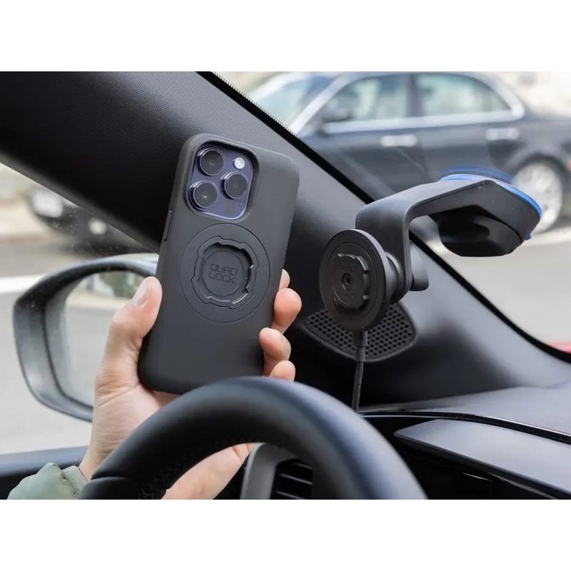 Telefoonhouder met zuignap voor montage op voorruit en dashboard Quad Lock® voorruit/dash autohouder