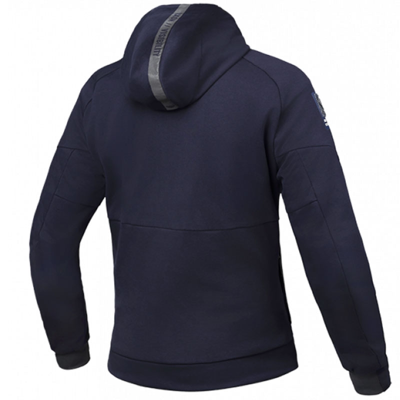 IXON Touchdown Dames Motorcycle Hoodie Blauw-Zilver