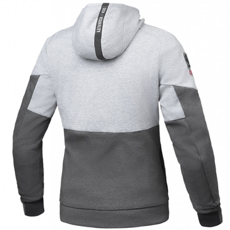 Damessweater IXON Touchdown Motorcycle Sweatshirt grijs-zilver-roze