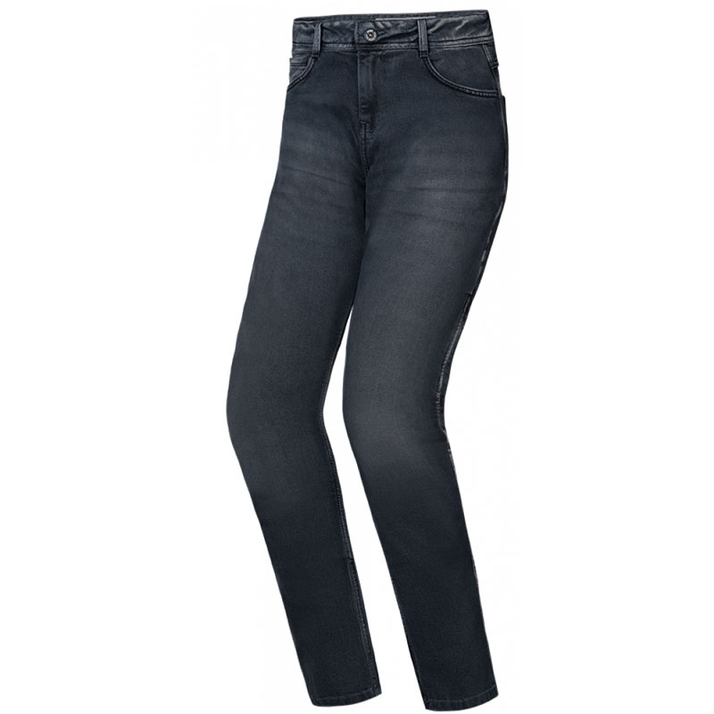 Dames motorjeans IXON Dany zwart gewassen