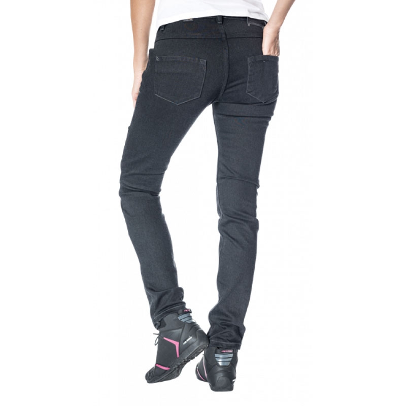 Dames motorjeans IXON Billie zwart