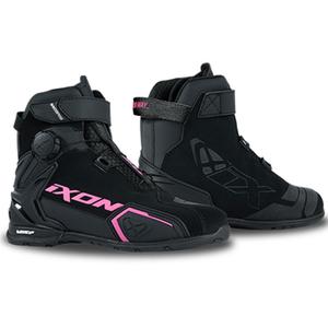 Damesaccessoires IXON Bull 2 WP zwart met roze motorlaarzen