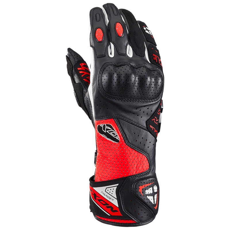 Motorhandschoenen IXON Thunder Air zwart-rood-wit