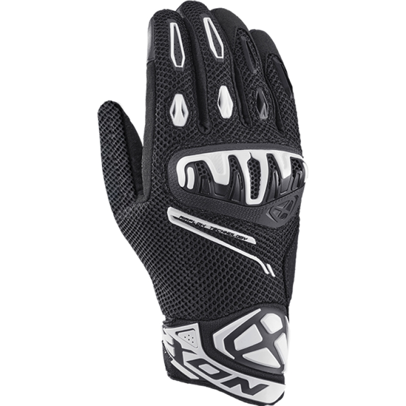 IXON Mirage Airflow motorhandschoenen zwart/wit