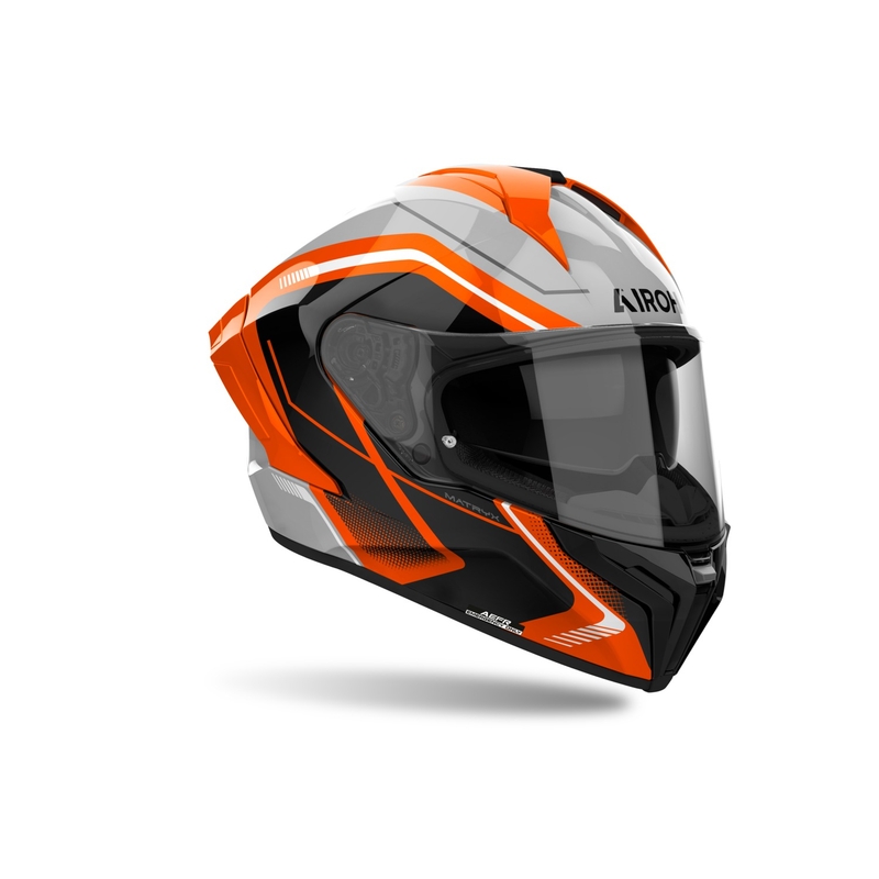 Integraal motorhelm Airoh MATRYX Wide glanzend oranje