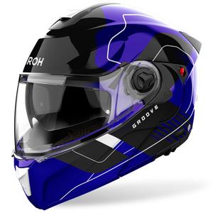 Airoh Specktre Groove opklaphelm glanzend blauw