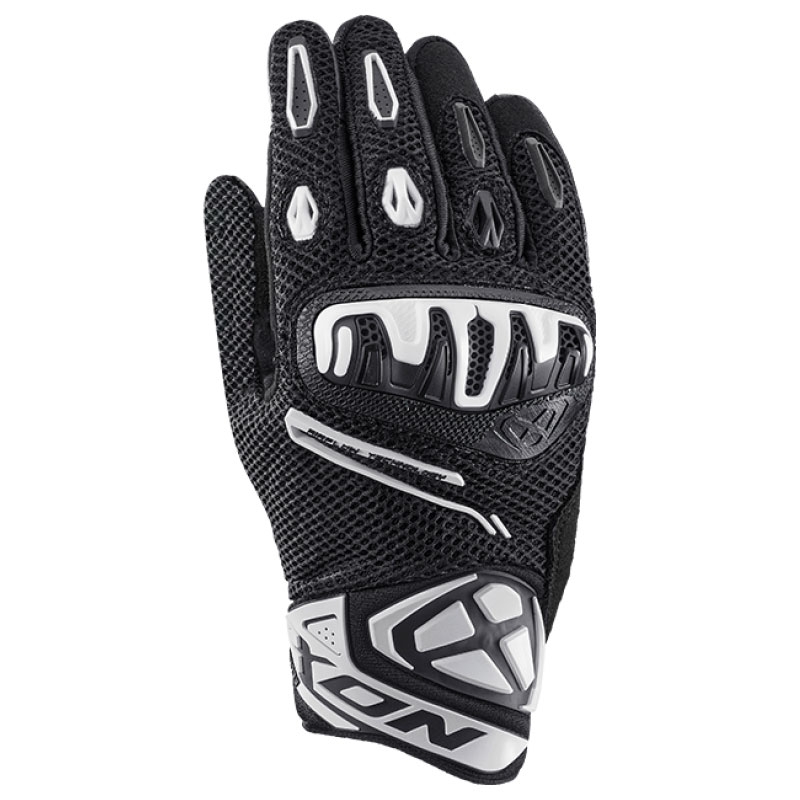 Dameshandschoenen IXON Mirage Airflow zwart-wit motorfiets
