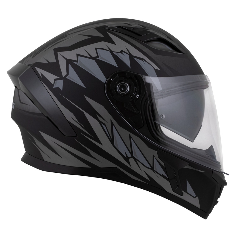 Integraalhelm Cassida Orbit Strix mat zwart-grijs