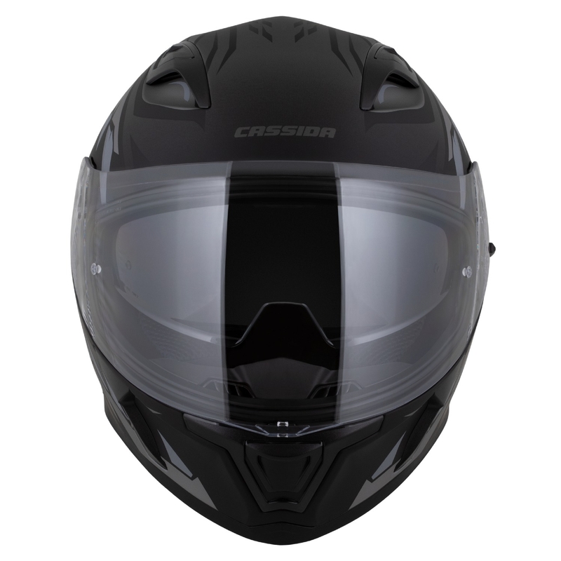 Integraalhelm Cassida Orbit Strix mat zwart-grijs