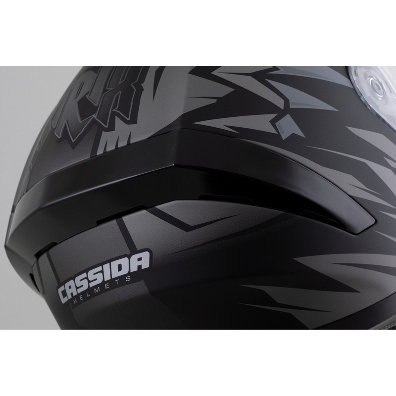 Integraalhelm Cassida Orbit Strix mat zwart-grijs