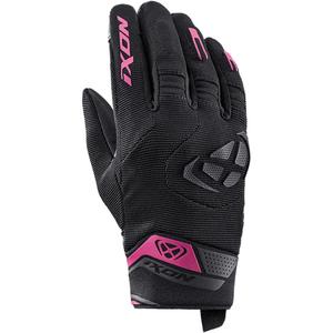 Dames motorhandschoenen IXON Mig 2 zwart en roze