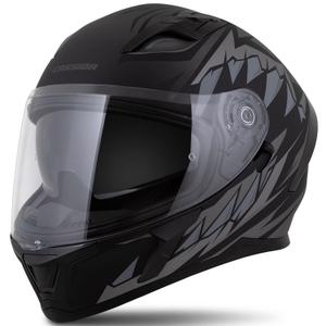 Integraalhelm Cassida Orbit Strix mat zwart-grijs