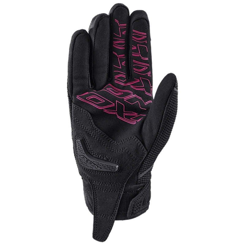 Dames motorhandschoenen IXON Hurricane 2 zwart en roze