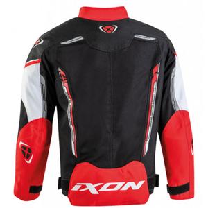 Kindermotorjas IXON Striker Air zwart-rood-wit