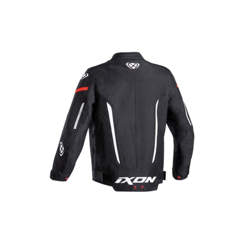 Kinder motorjas IXON Striker zwart-wit