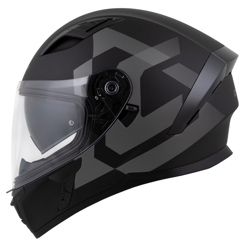 Integraalhelm Cassida Orbit Grind mat zwart-grijs