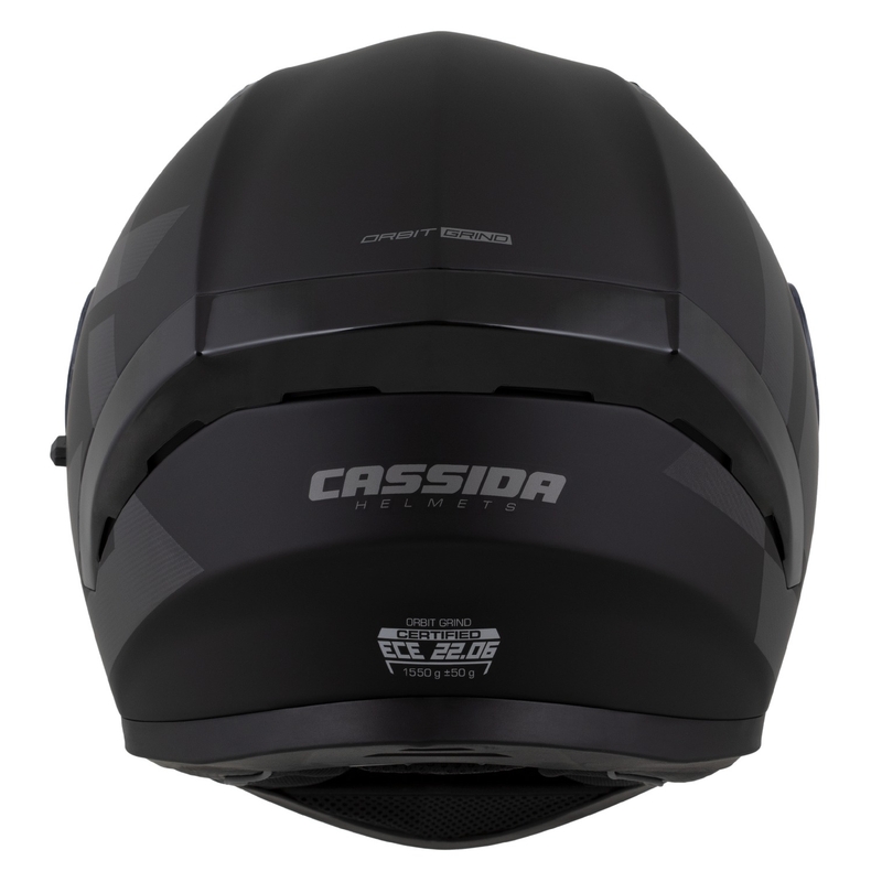 Integraalhelm Cassida Orbit Grind mat zwart-grijs