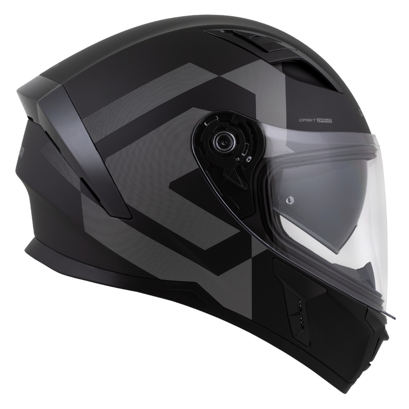 Integraalhelm Cassida Orbit Grind mat zwart-grijs